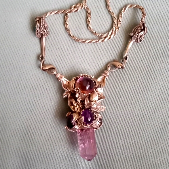 Jewelry - *Hold for cocotreats*AMETHYST AND STERLING SILVER NECKLACE